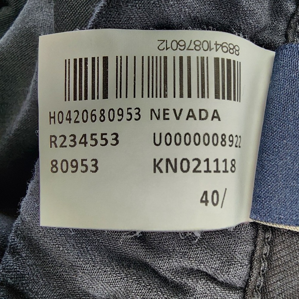 34 Heritage Black Nevada Chino Shorts Mens 40 Luxury Tencel Blend Casual Summer - Picture 7 of 11